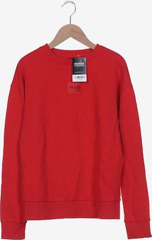 HUGO Red Sweatshirt & Zip-Up Hoodie in XS in Red: front