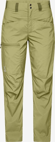 Haglöfs Regular Outdoor Pants 'Lite Relaxed' in Green: front