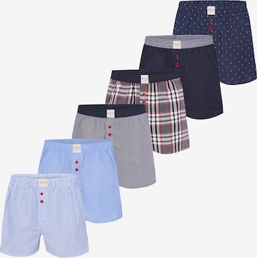 Phil & Co. Berlin Boxershorts ' Classics ' in Gemengde kleuren: voorkant