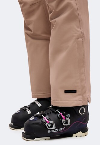 ICEPEAK Regular Sportbroek 'Curlew' in Bruin