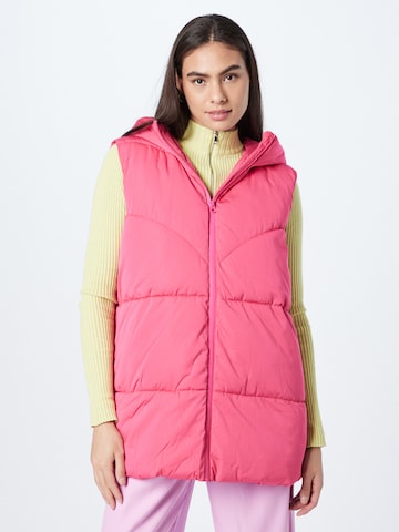 Gilet 'BASTA' Y.A.S en rose : devant