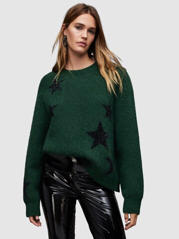 AllSaints Pullover 'STAR TINSEL' in Grün: predná strana