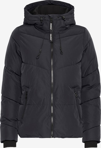 Oxmo Between-Season Jacket ' OXJUCHENA ' in Black: front