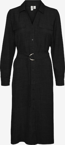 Robe-chemise 'Vica' VERO MODA en noir : devant
