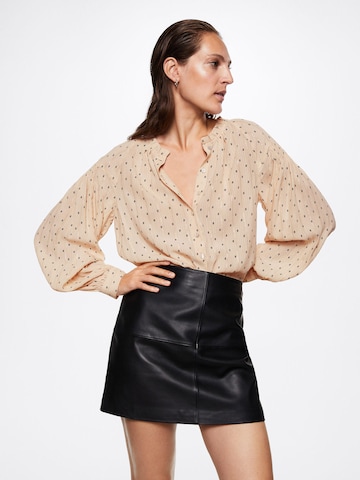 MANGO Bluse 'Molly' i beige: forside