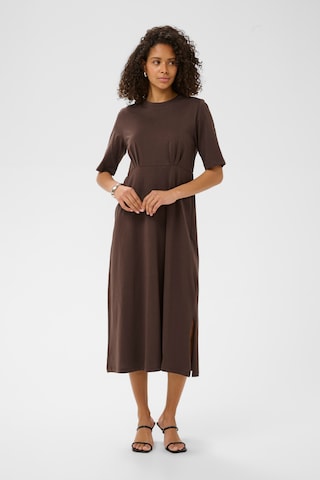 Kaffe Šaty 'KAcelina' – hnědá: přední strana