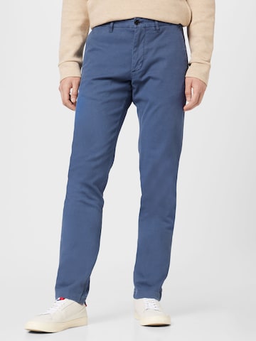 TOMMY HILFIGER Regularen Chino hlače 'DENTON' | modra barva: sprednja stran