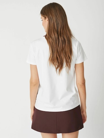 T-shirt 'Siara' co'couture en blanc