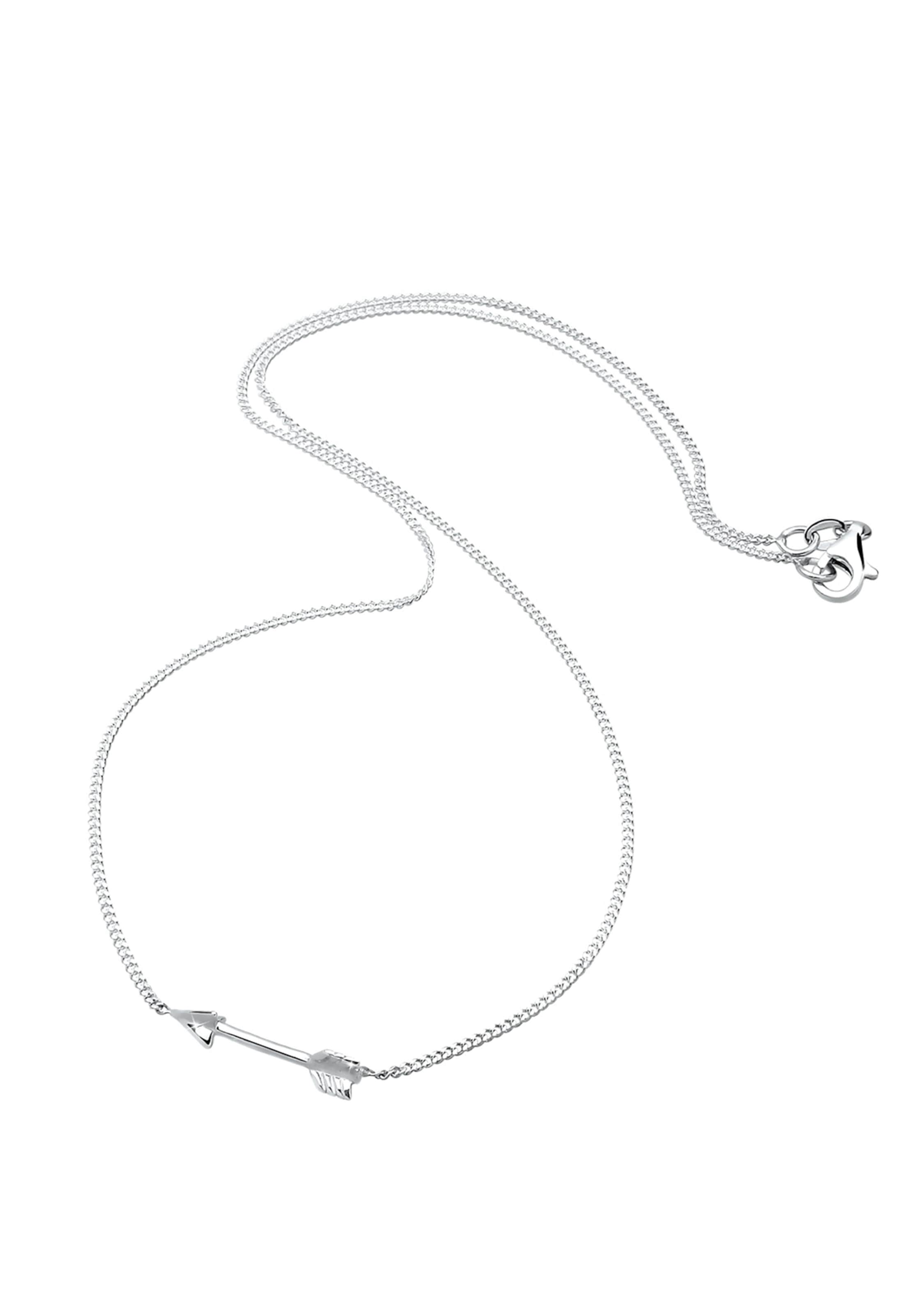 ELLI Ketting 'Pfeil' in Zilver