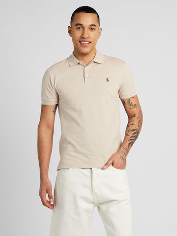 Polo Ralph Lauren - Slim Fit Camisa em bege: frente