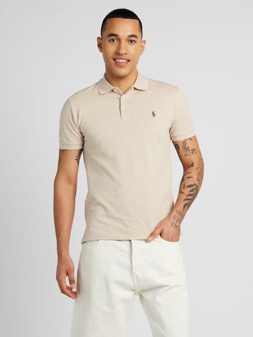 Polo Ralph Lauren Slim fit Shirt in Beige: front