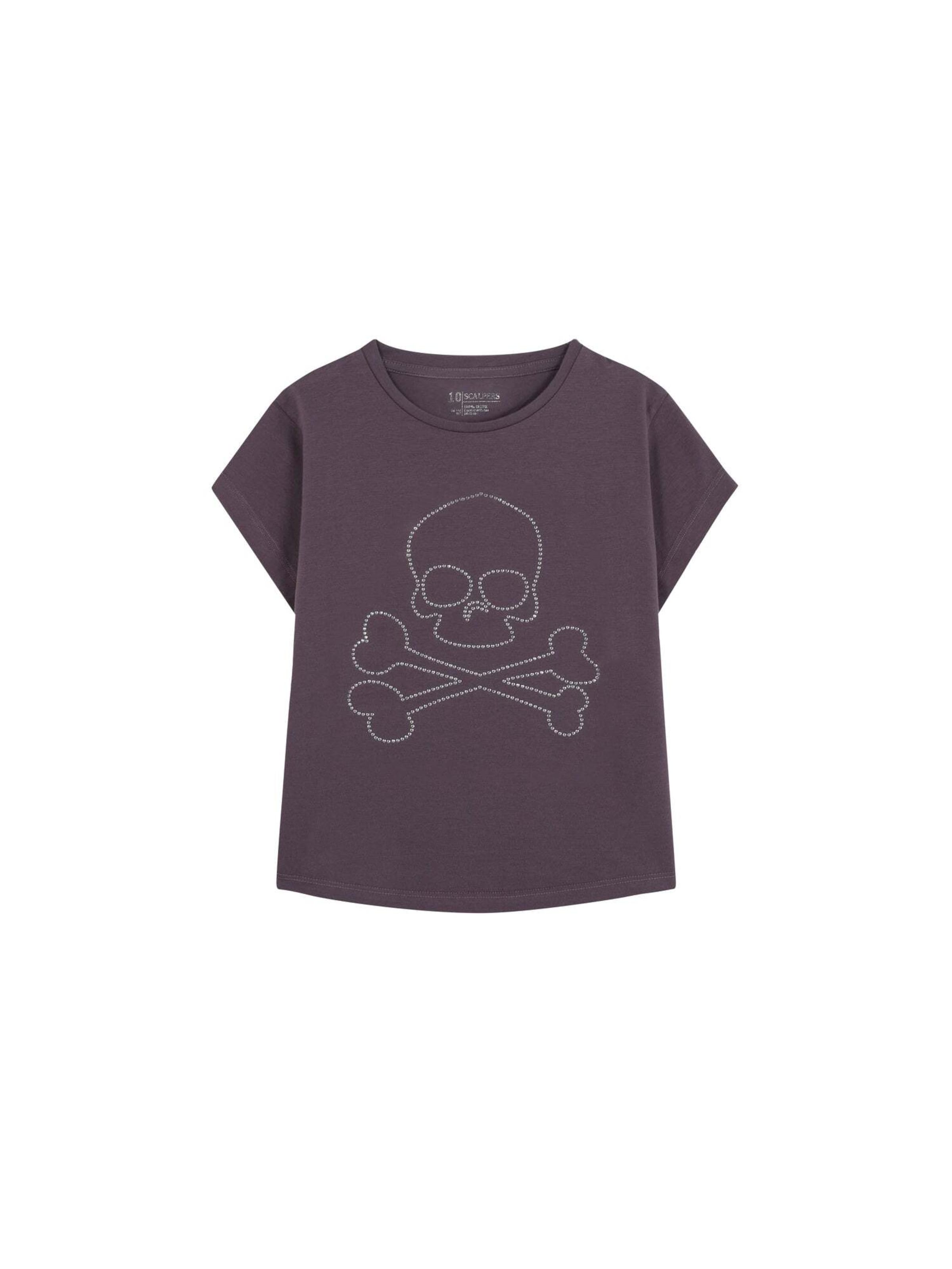 Scalpers Póló - barna: elől