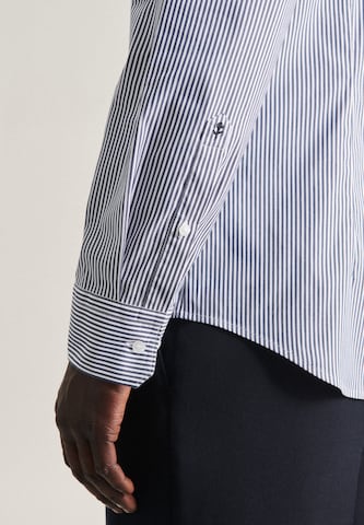 SEIDENSTICKER Slim fit Button Up Shirt in Blue