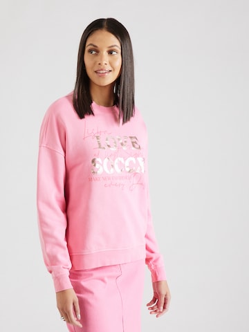 Soccx Sweatshirt i rosa: framsida