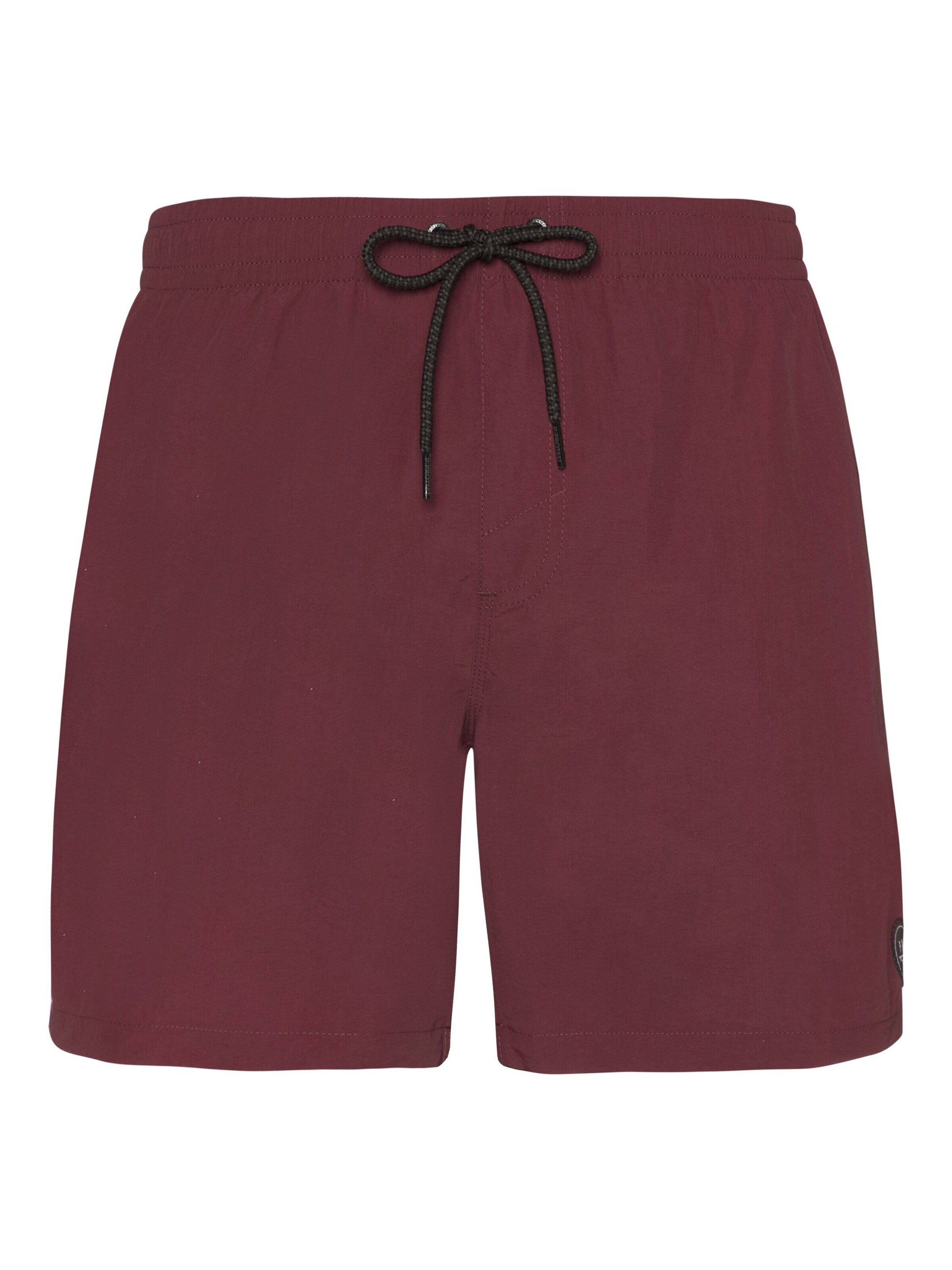 Shorts de bain 'Faster' PROTEST en rouge : devant