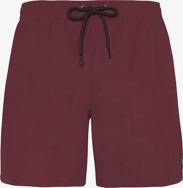 Shorts de bain 'Faster' PROTEST en rouge : devant