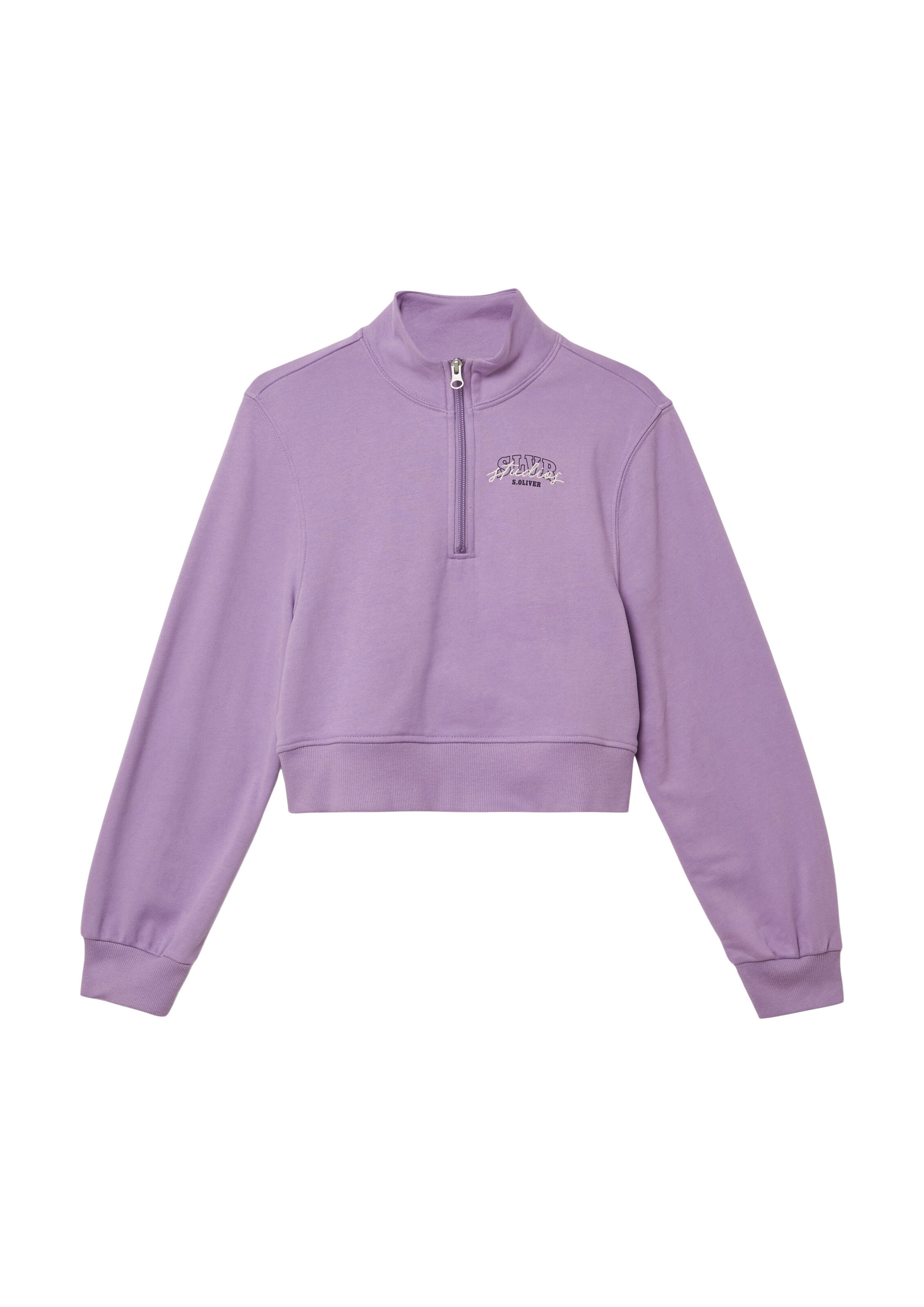s.Oliver Sweatshirt in Lila: Vorderseite