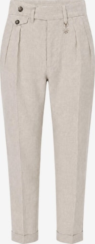 Manuel Ritz Broek 'PANTALONE LAVATO' in Beige: voorkant
