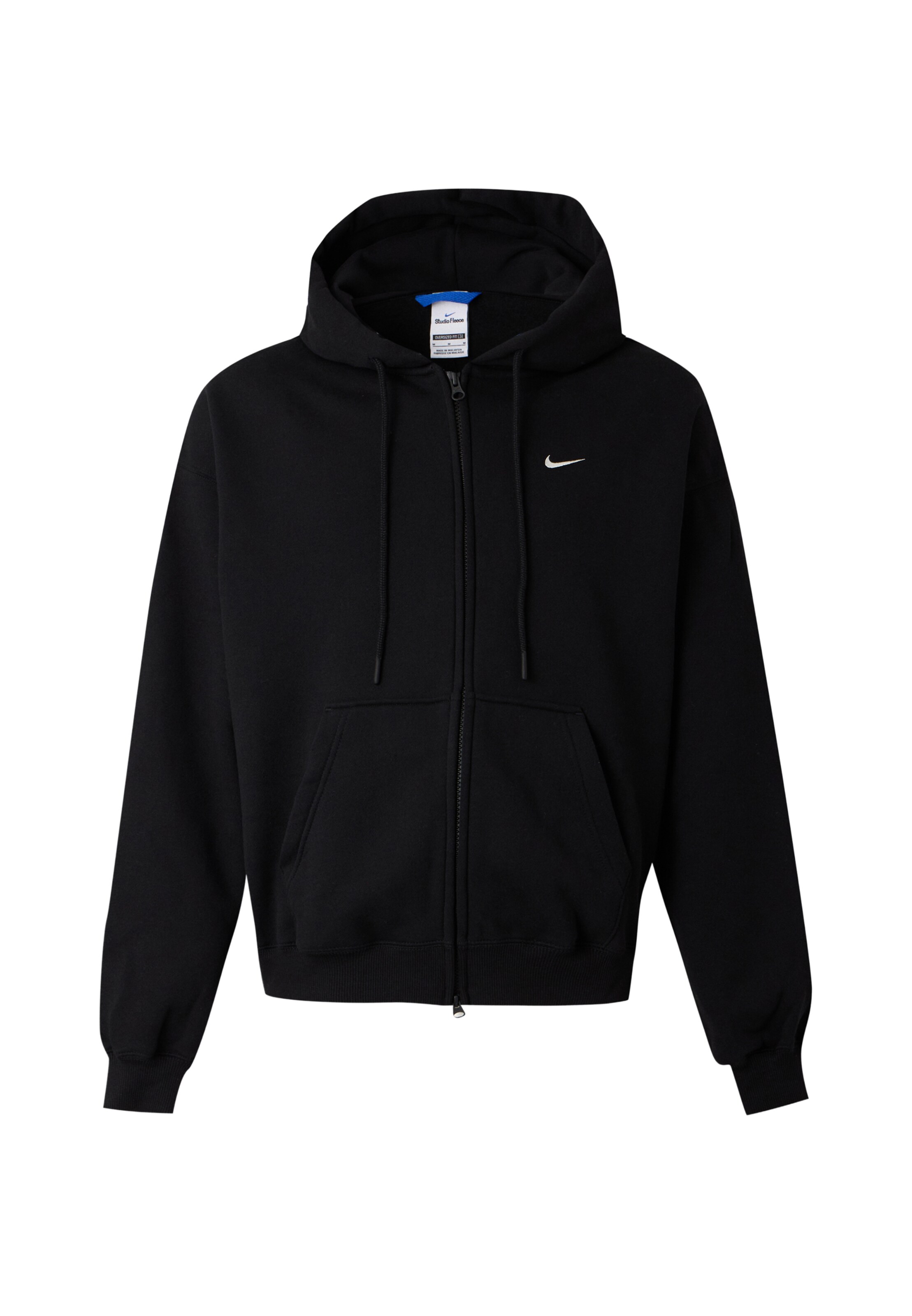 melns Nike Sportswear Sportiska jaka: no priekšpuses