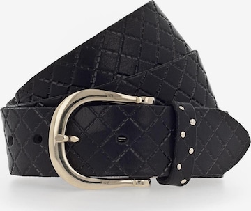 Ceinture 'Liana' b.belt Handmade in Germany en noir : devant