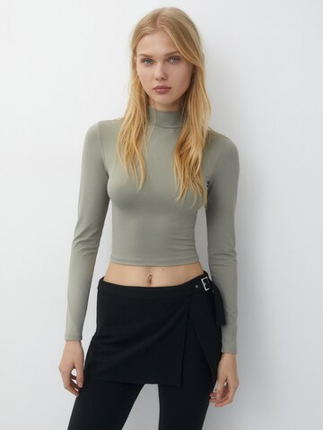 Pull&Bear Shirt in Grau: Vorderseite