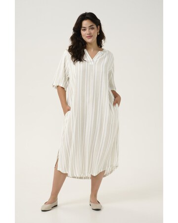 KAFFE CURVE Kleid 'Mille' in Weiß