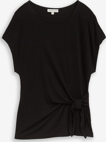 TOM TAILOR T-Shirt in Schwarz: Vorderseite