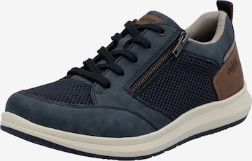Rieker Athletic Lace-Up Shoes in Blue: front