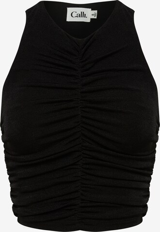 Calli Top in Black: front