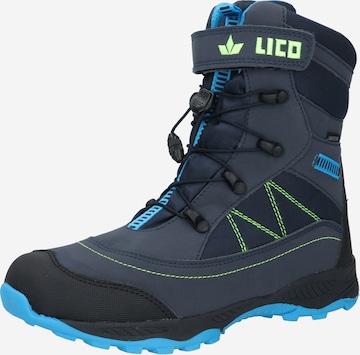 LICO Stiefel 'Sundsvall' in Blau: Vorderseite