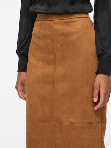 VILA Skirt in Brown