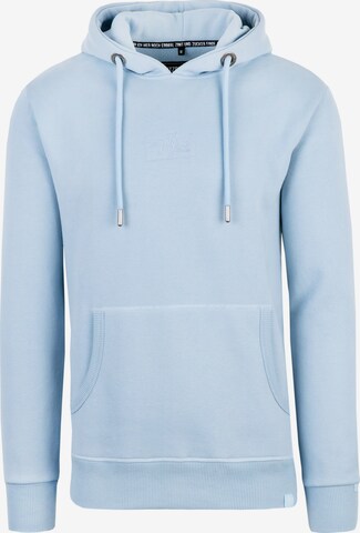 Sweat-shirt 'Linus' SPITZBUB en bleu : devant