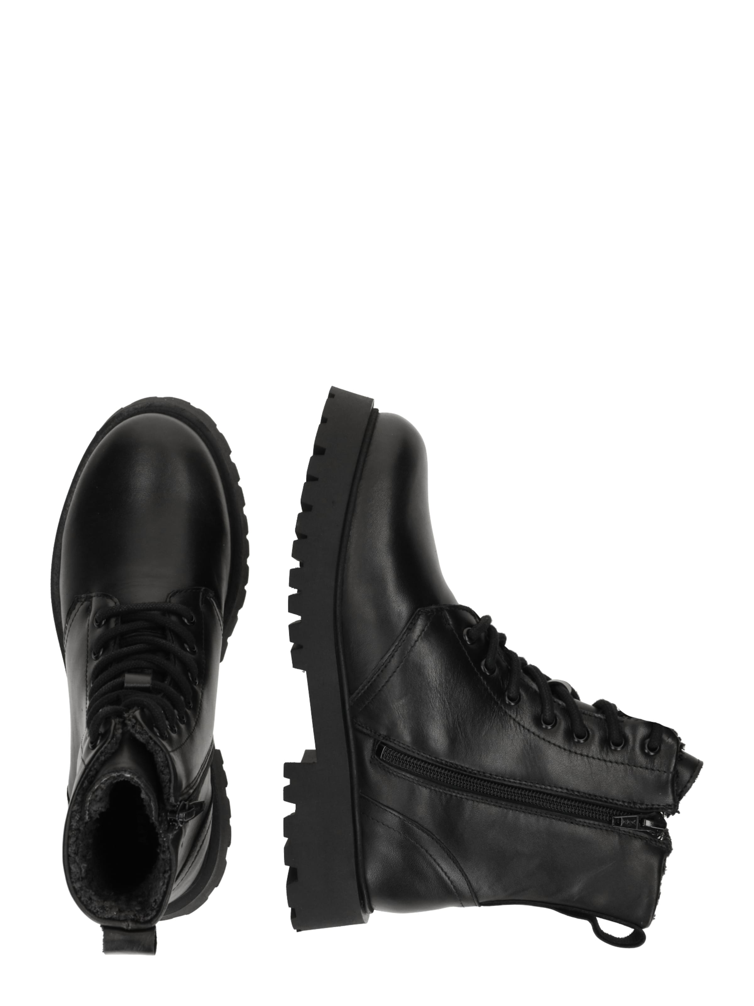 Apple of Eden Ботинки на шнуровке 'Geneve' в Черный