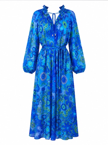 Introvertie VIENNA Sommerkleid‌ in Blau: Vorderseite