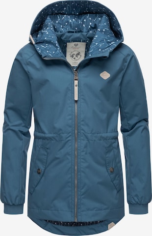 Ragwear Between-Season Jacket 'Layra II' in Blue: front