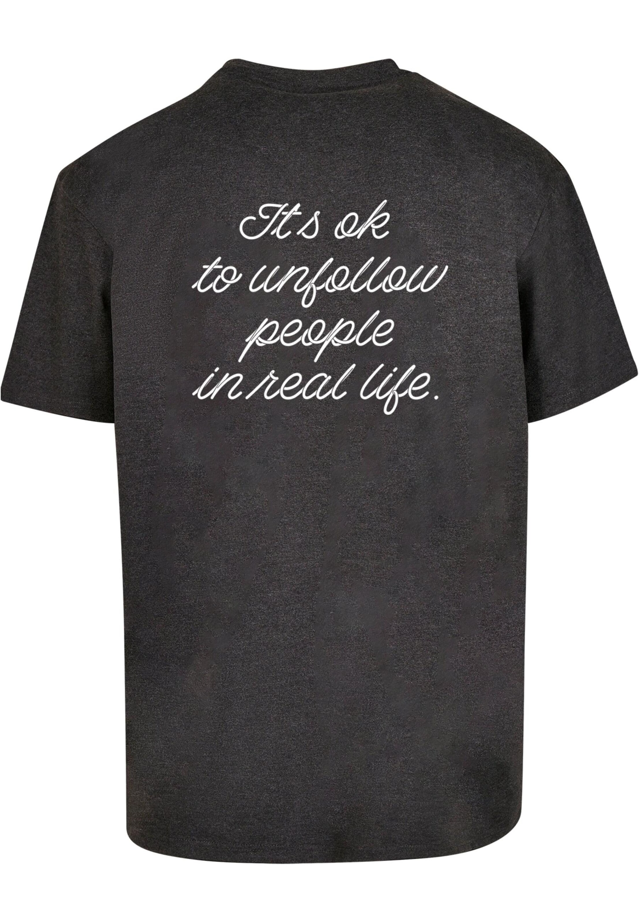 Merchcode Tričko 'Heartbreak X' - Sivá