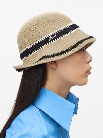 bēšs Karl Lagerfeld Hūte