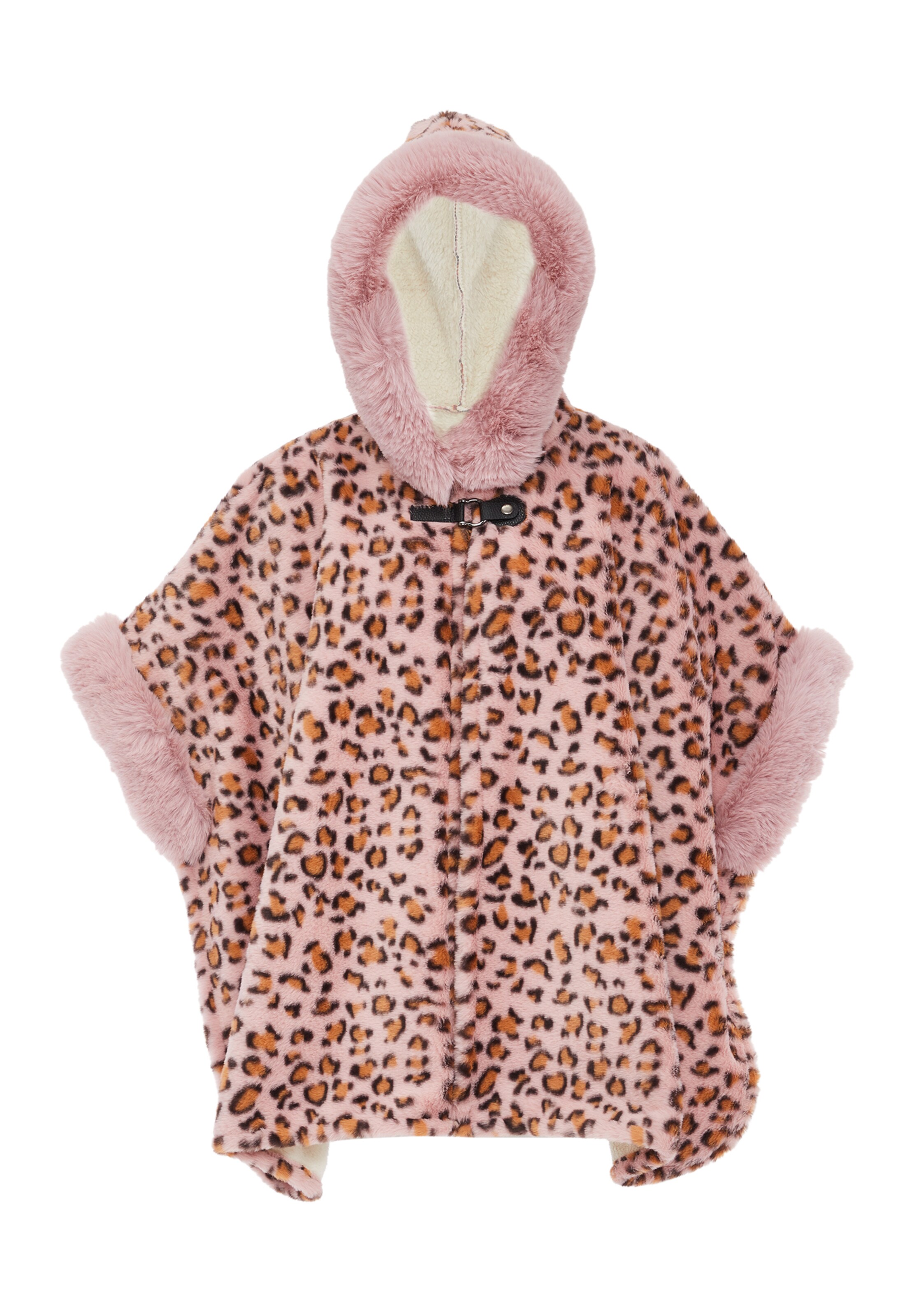 FRAULLY Cape in Pink: front