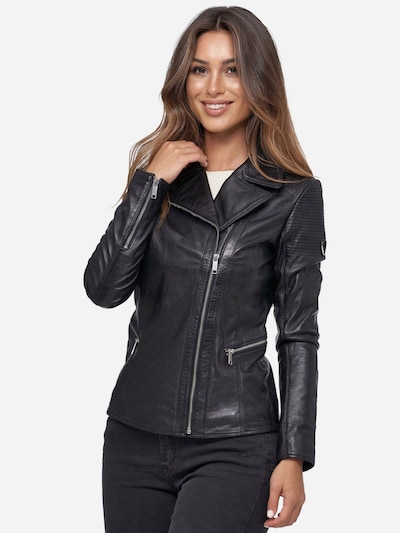 Tazzio Übergangsjacke 'F506' in XS in schwarz, Produktansicht
