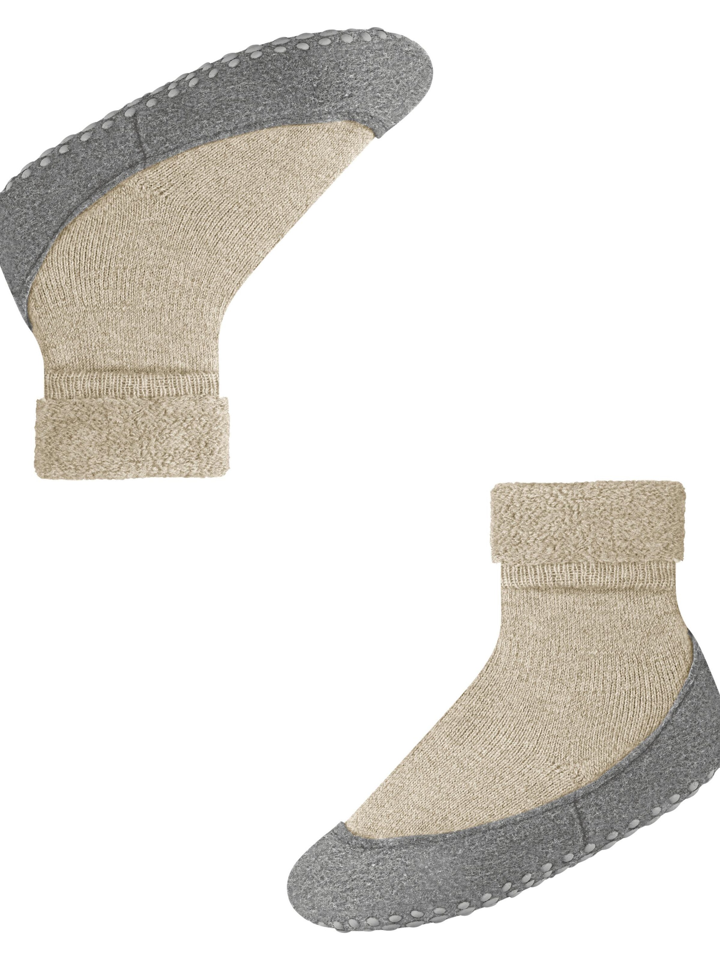 FALKE Socks 'Cosyshoe Teens' in Beige