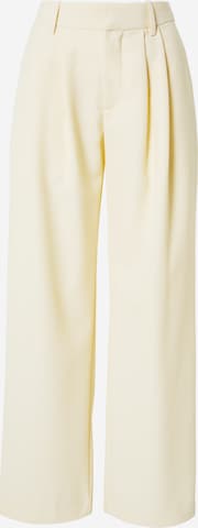 Wide leg Pantaloni con pieghe 'Camille' di Won Hundred in beige: frontale
