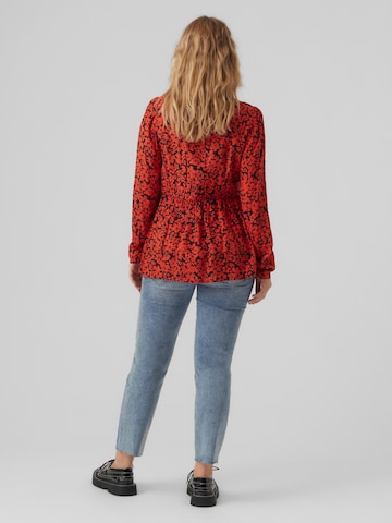 MAMALICIOUS Blouse 'NORA' in Rood