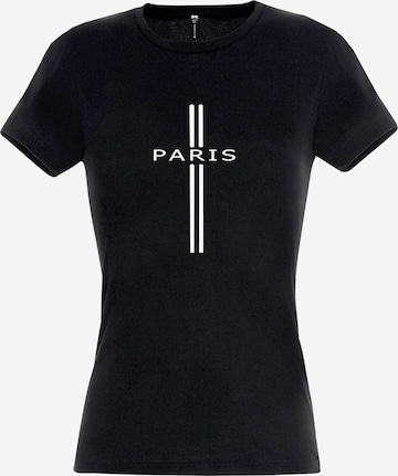 RMK Shirt 'Paris' in Schwarz: Vorderseite