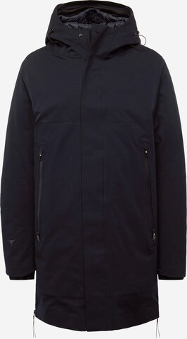 Manteau d’hiver 'PLANCK' Krakatau en noir : devant