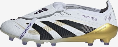 ADIDAS PERFORMANCE Chaussure de foot 'Predator Elite' en or / noir / blanc, Vue avec produit