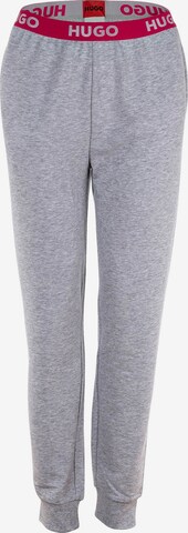 HUGO Tapered Broek in Grijs: voorkant