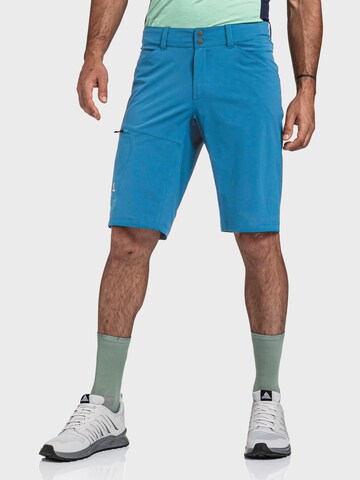 Schöffel Regular Outdoorbroek 'Danube' in Blauw: voorkant