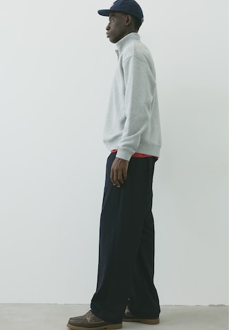 Pull&Bear Wide Leg Bukser med fals i blå