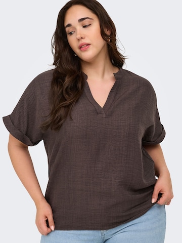 Chemisier 'CARBay' ONLY Carmakoma en marron
