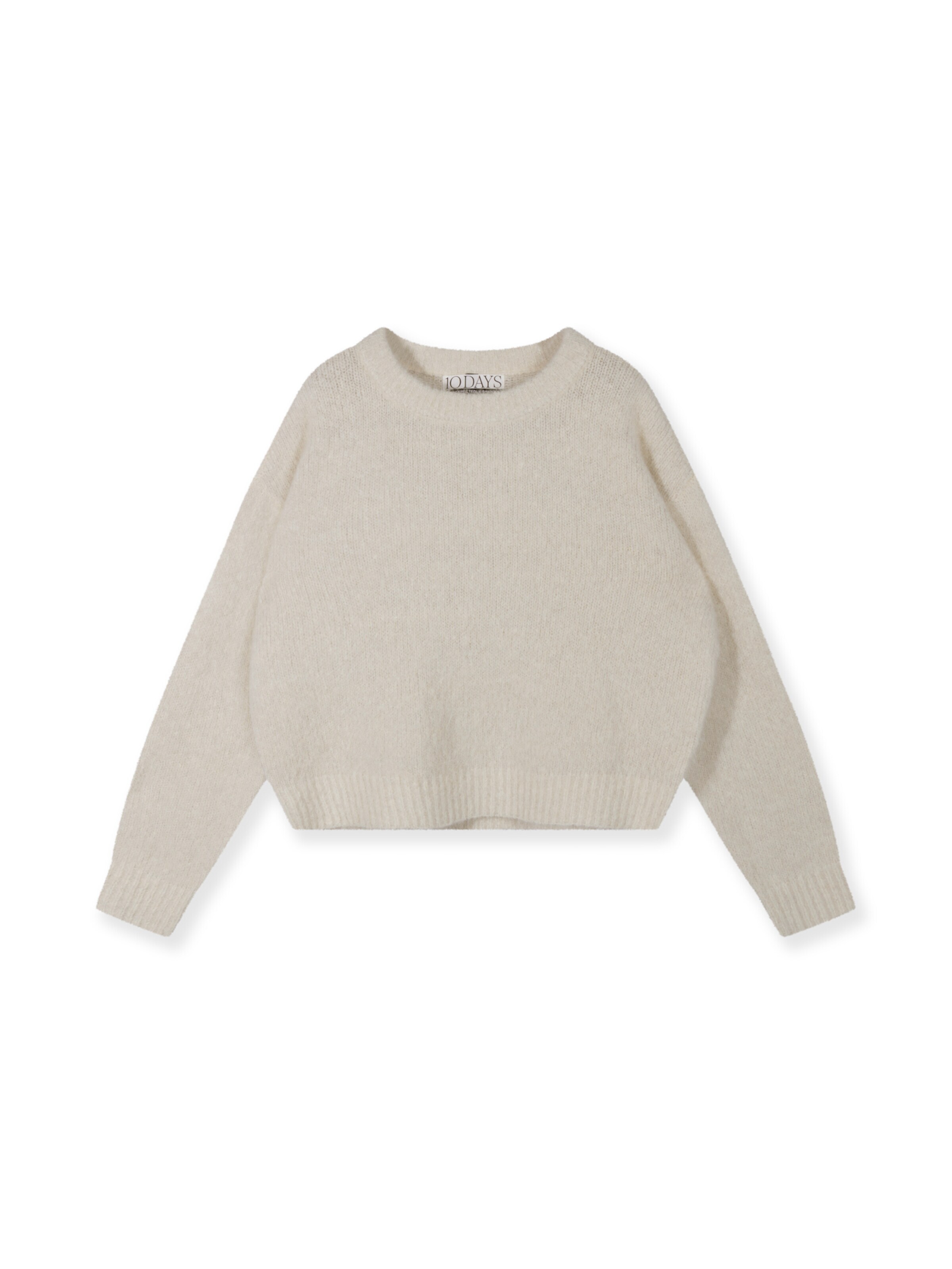 10Days Trui in Beige: voorkant